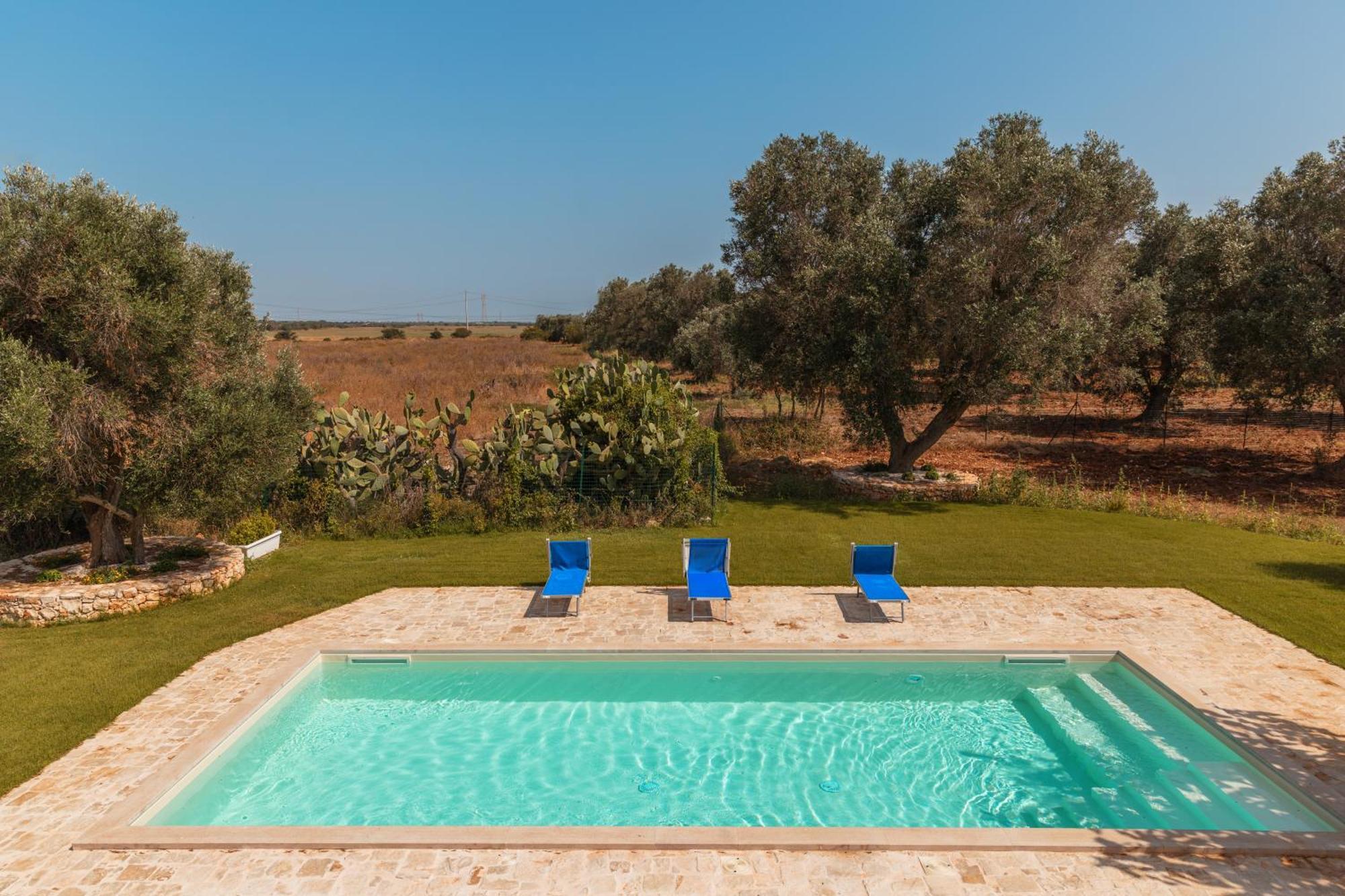 Апартаменты Trullo Tarantini Con Piscina Privata Latiano Экстерьер фото